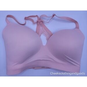 Soma 32DD Enbliss Luxe Wireless J Hook Pink Bra